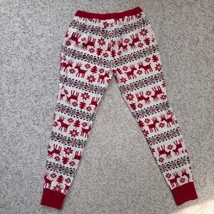 Hannah Anderson Dear Deer PJ Pants Womens Size Small Holiday Christmas Sleep
